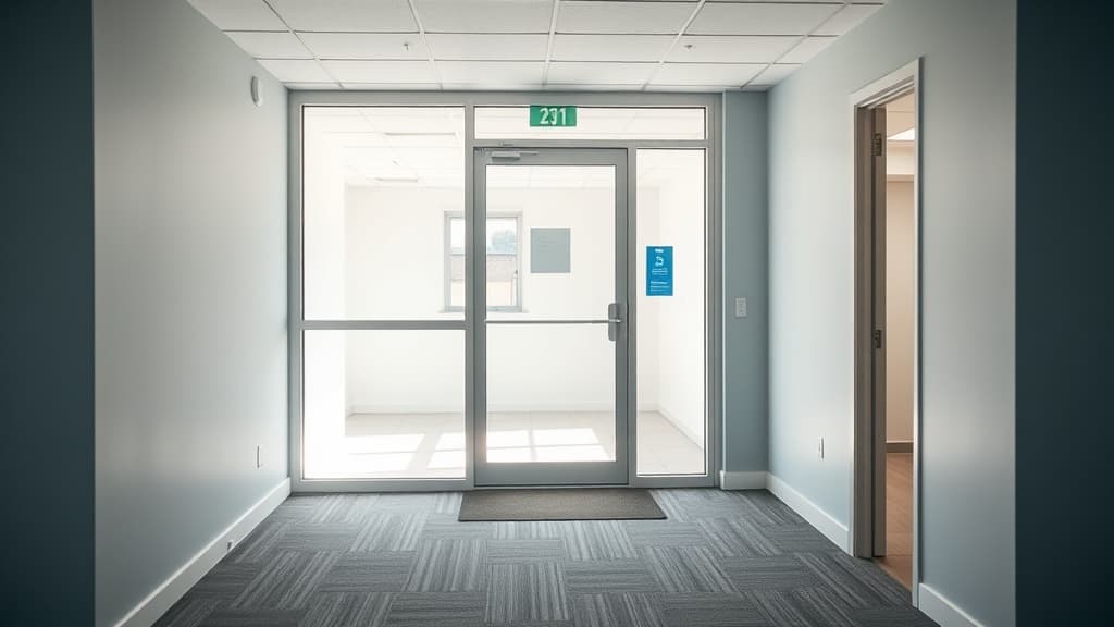 Finished tenant improvement office suite