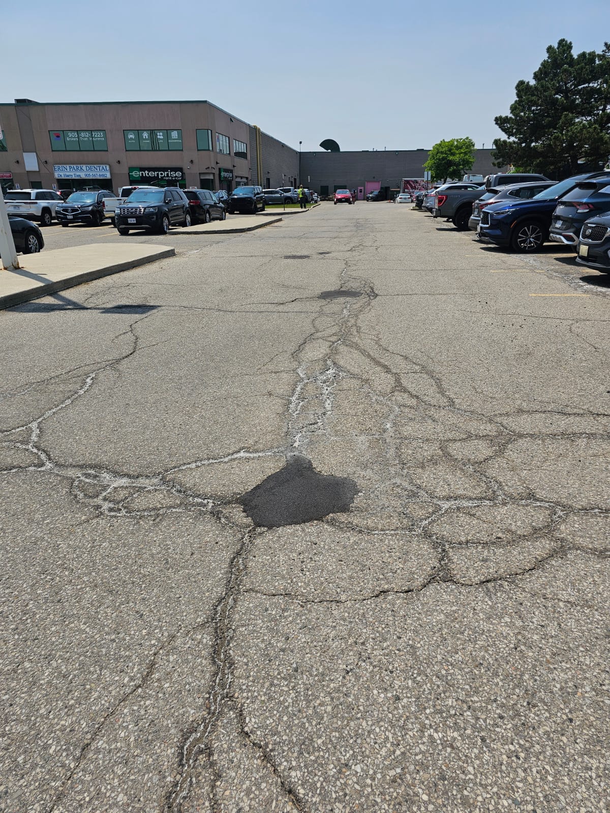 Parking and exterior work